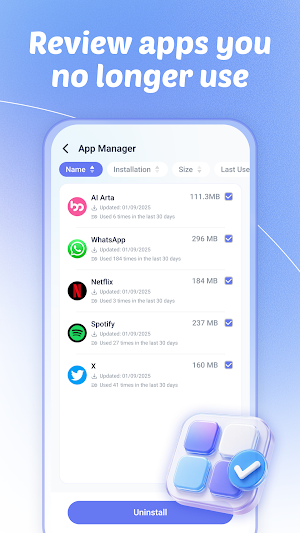 SpaceSort Screenshot 3