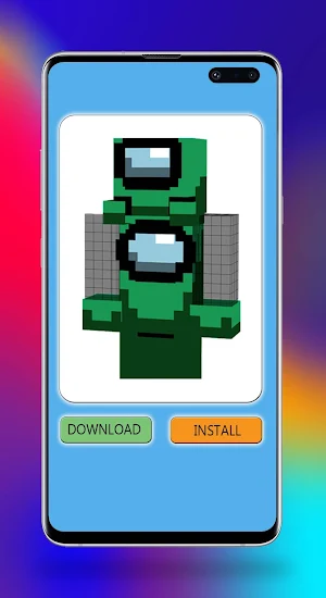 New Among Us Skin For MCPE Screenshot 2