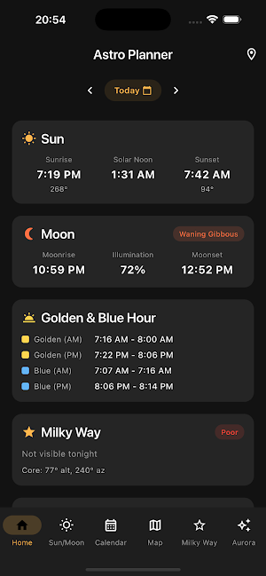 Astro Planner Screenshot 0