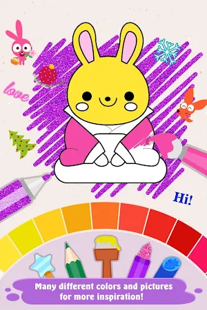 Purple Pink Coloring Fun Screenshot 0