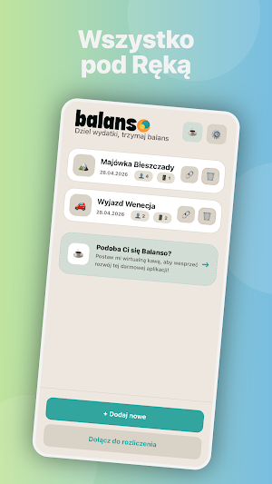 Balanso: Split Expenses Screenshot 0