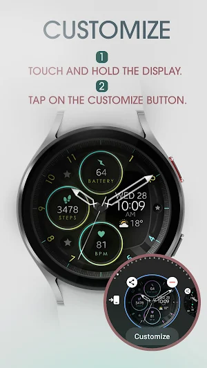 Dream 119 - Analog Watch Face Screenshot 3