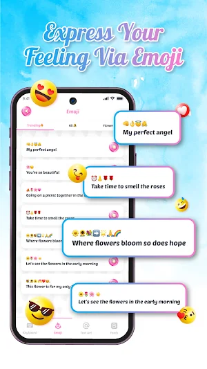 Flower Language Keyboard Theme Screenshot 3