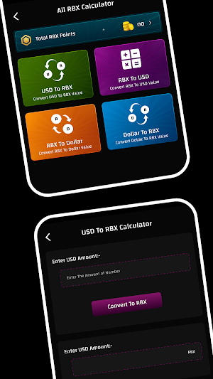 RBX Calc – Robux Value Counter Screenshot 1