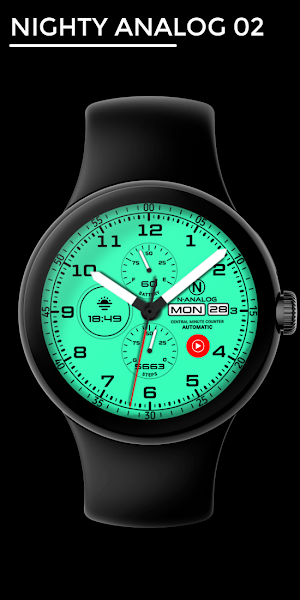 Nighty Analog 02 - watch face Screenshot 0