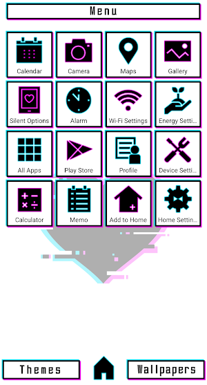 Glitching Heart Theme +HOME Screenshot 2