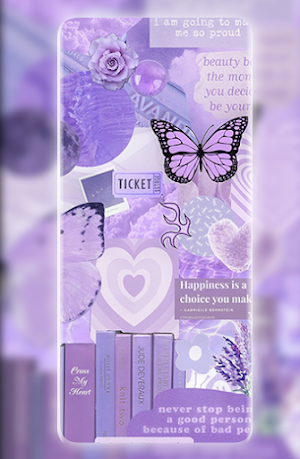 Purple aesthetic wallpaper Screenshot 2