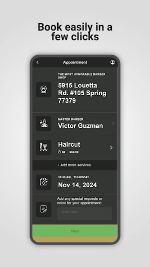 Honorable Barber Studio Screenshot 2