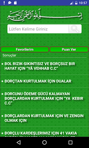 Borç ve Rızık Duaları Screenshot 0