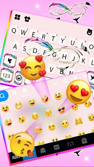 Infinity Feather Keyboard Them Screenshot 3