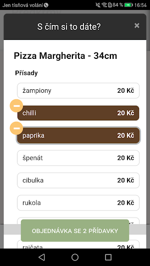 Pizzerie U Dušičků Pardubice Screenshot 3