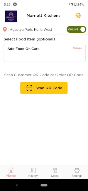 Merchant food@work Screenshot 0