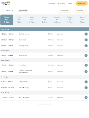 Step Ahead Bookings Screenshot 3