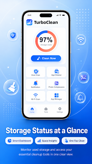 TurboClean：Phone Cleaner Screenshot 1