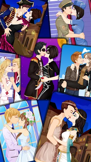 Kissing Dressup For Girls - Cute Couple Makeover Screenshot 0