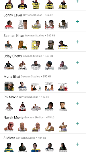 Bollywood Stickers Screenshot 1