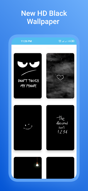 Black wallpaper Screenshot 1