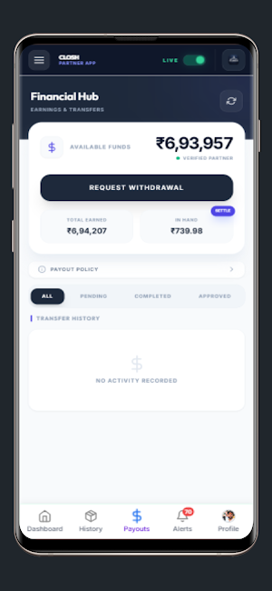 Closh Delivery Partner Screenshot 3