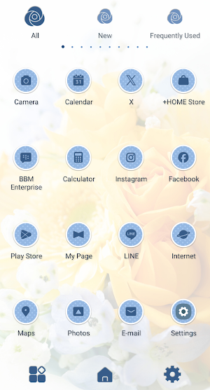 Yellow Rose Bouquet Theme Screenshot 2