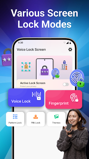 Voice Lock Screen and Unlock Screenshot 0
