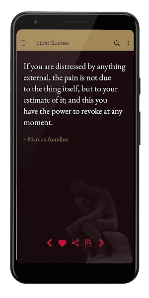 Daily Stoic Quotes - Inspirational Stoic Quotes Screenshot 1