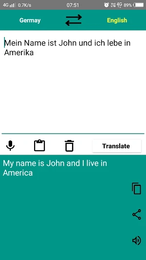 English to German Translator Screenshot 0