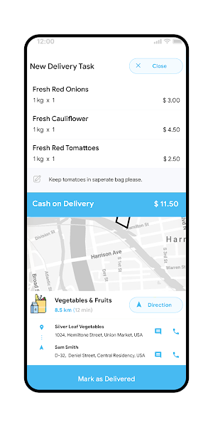 Delivo Delivery Screenshot 3