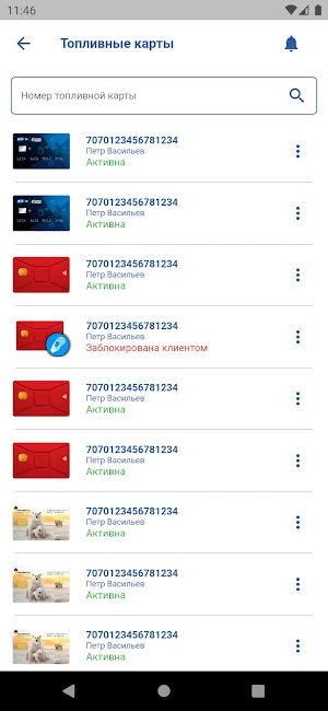 Топливные карты Screenshot 3