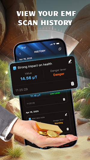 EMF Scanner - Metal Detector Screenshot 3