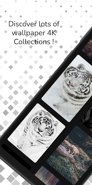 White Tiger Wallpaper 4K Screenshot 0