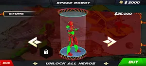 Superhero Flying  Robot Games* Screenshot 3