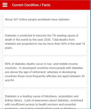 Diabetes Information Screenshot 2