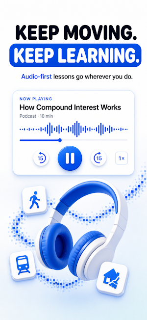 Nemonic - AI Audio Courses Screenshot 1