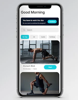 Stomach Exercise App For Men Screenshot 2