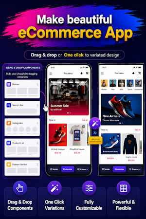 eCommerce App Maker Builder Screenshot 0