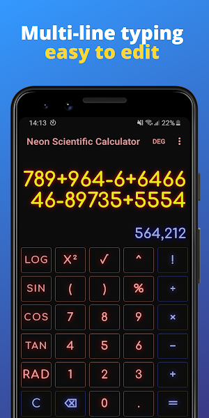 Scientific Calculator - Neon Edition Screenshot 3
