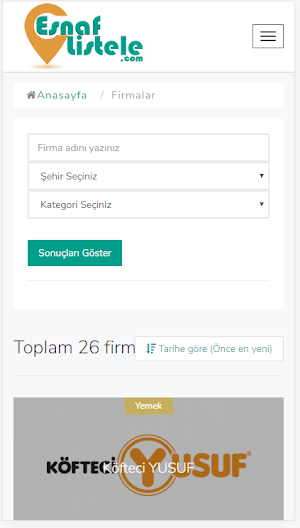 EsnafListele Screenshot 2