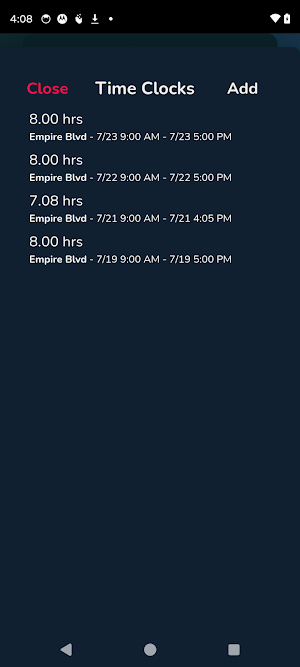 Prime Schedules Screenshot 2