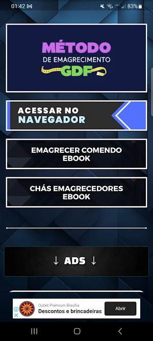 Método de Emagrecimento GDF Screenshot 0