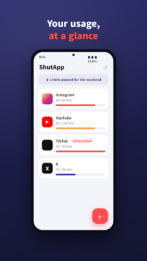 ShutApp - App Time Limit Screenshot 0