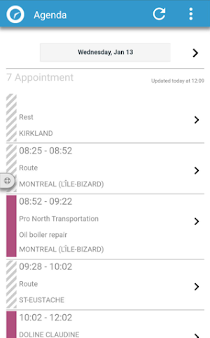 Opti-Time Mobile Screenshot 0