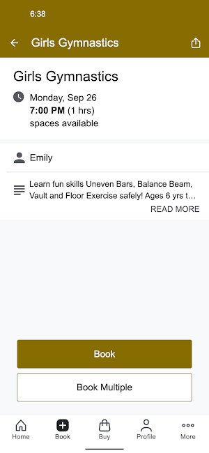 Olympian Fitness Center Screenshot 2