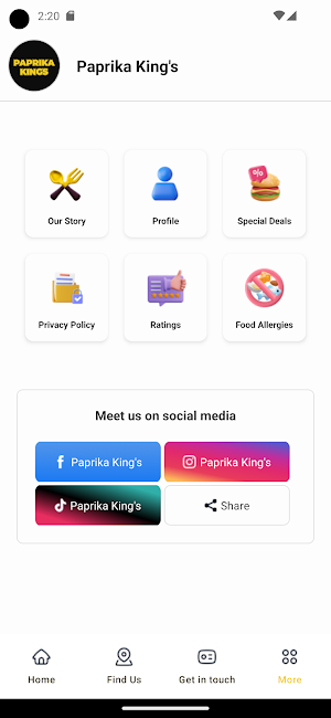 Paprika Kings Takeaway Screenshot 3