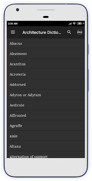 Architecture Dictionary Screenshot 3