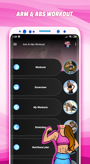 Arm Workout & Abs Workout : Women Workout At Home Screenshot 0