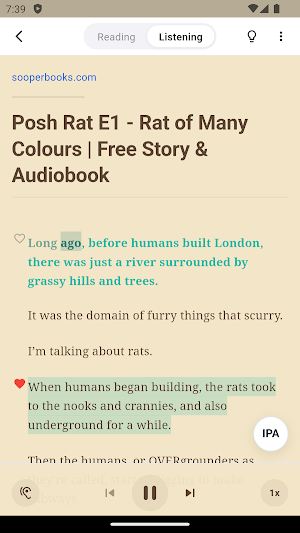 IPA Reader Screenshot 2