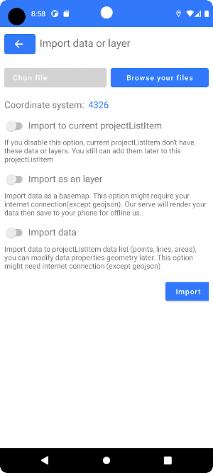 Geocollect Screenshot 2