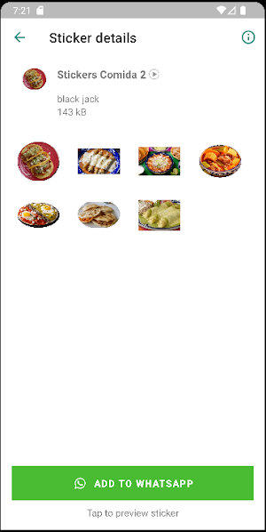 Stickers de Comida Screenshot 2