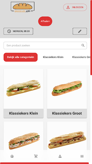 Broodjes.app Screenshot 1