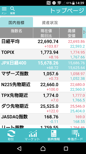 岡三ネットトレーダーWEB2 Screenshot 1